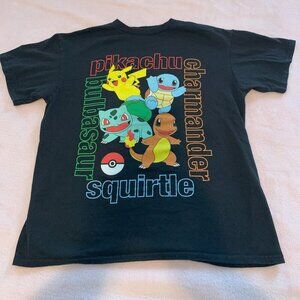 Pokemon Pikachu Squirtle Tshirt Size M